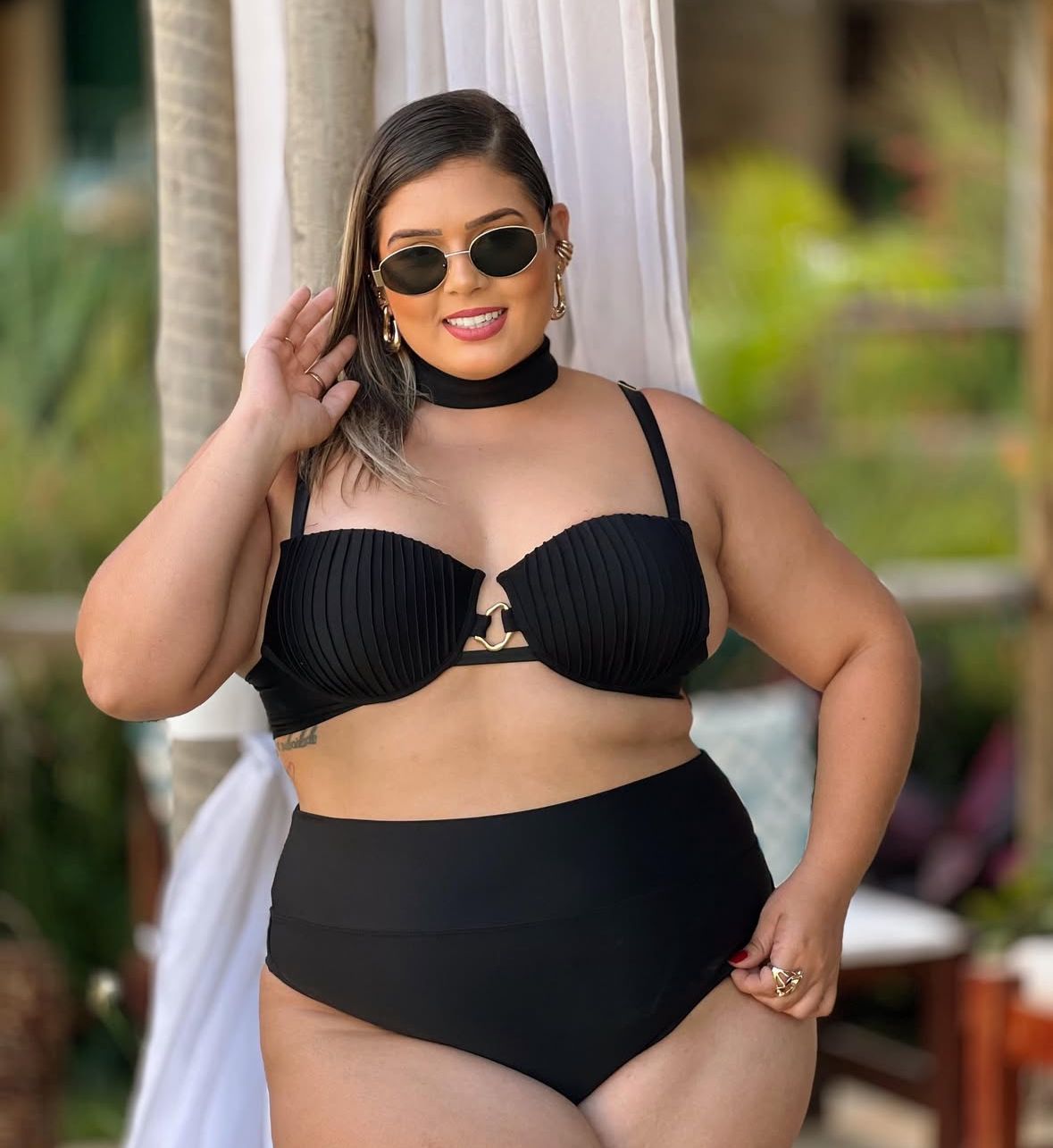 Biquini Black Plus Size