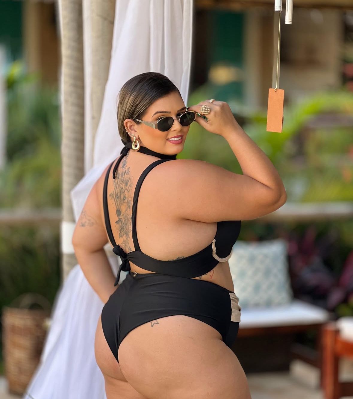 Biquini Black Plus Size