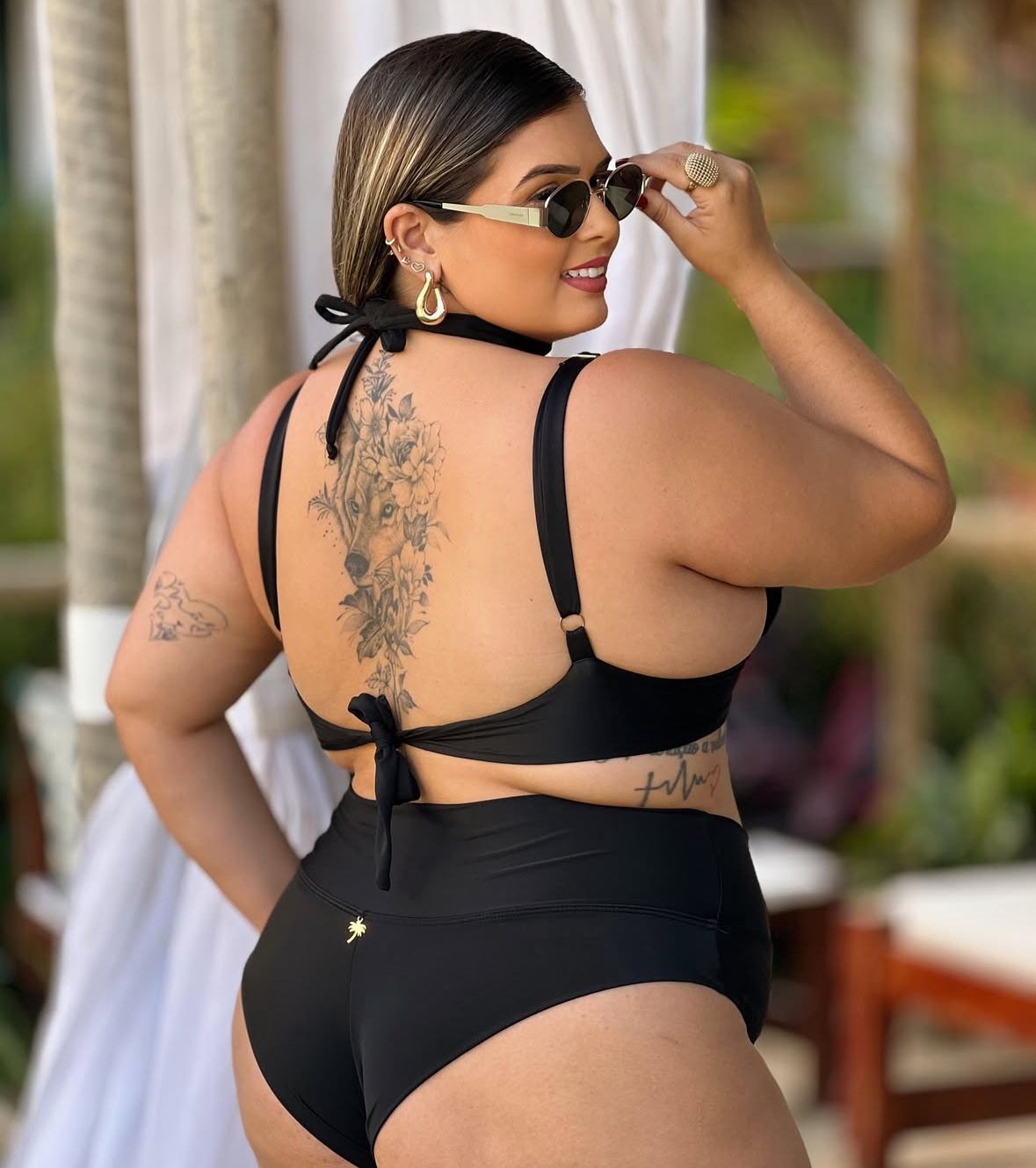 Biquini Black Plus Size